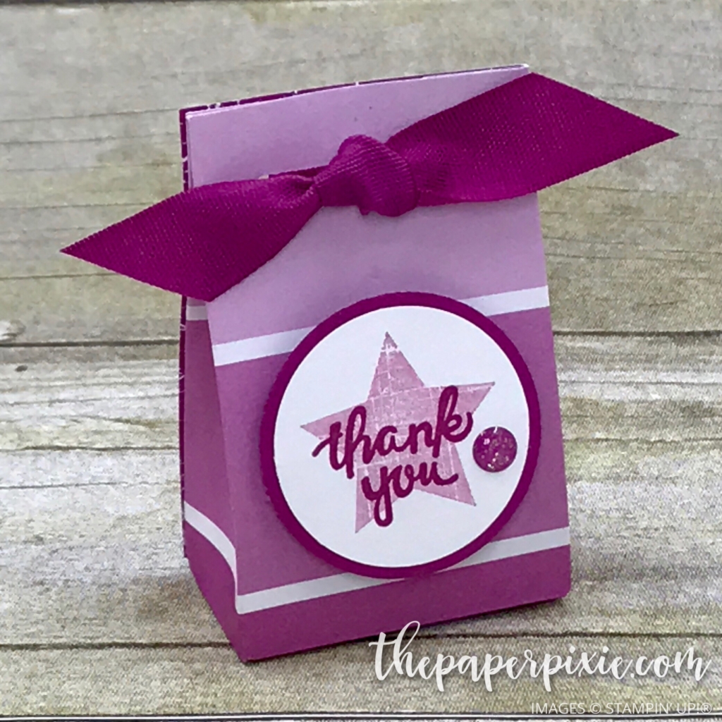 Gift Bag Punch Board Mini Gift Bag with Video Tutorial - The Paper Pixie
