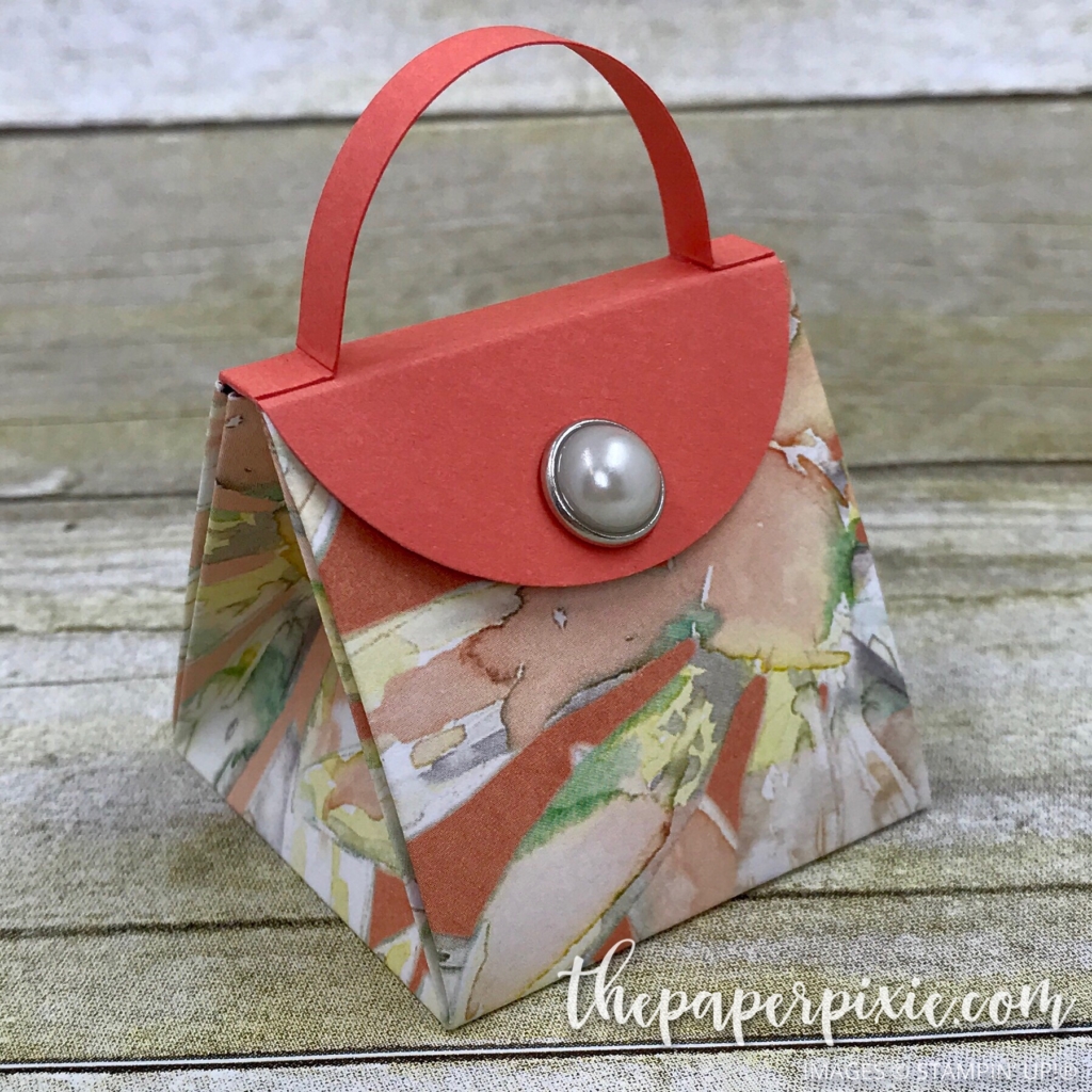Mini Explosion Purse with Facebook Live Video Tutorial - The Paper Pixie