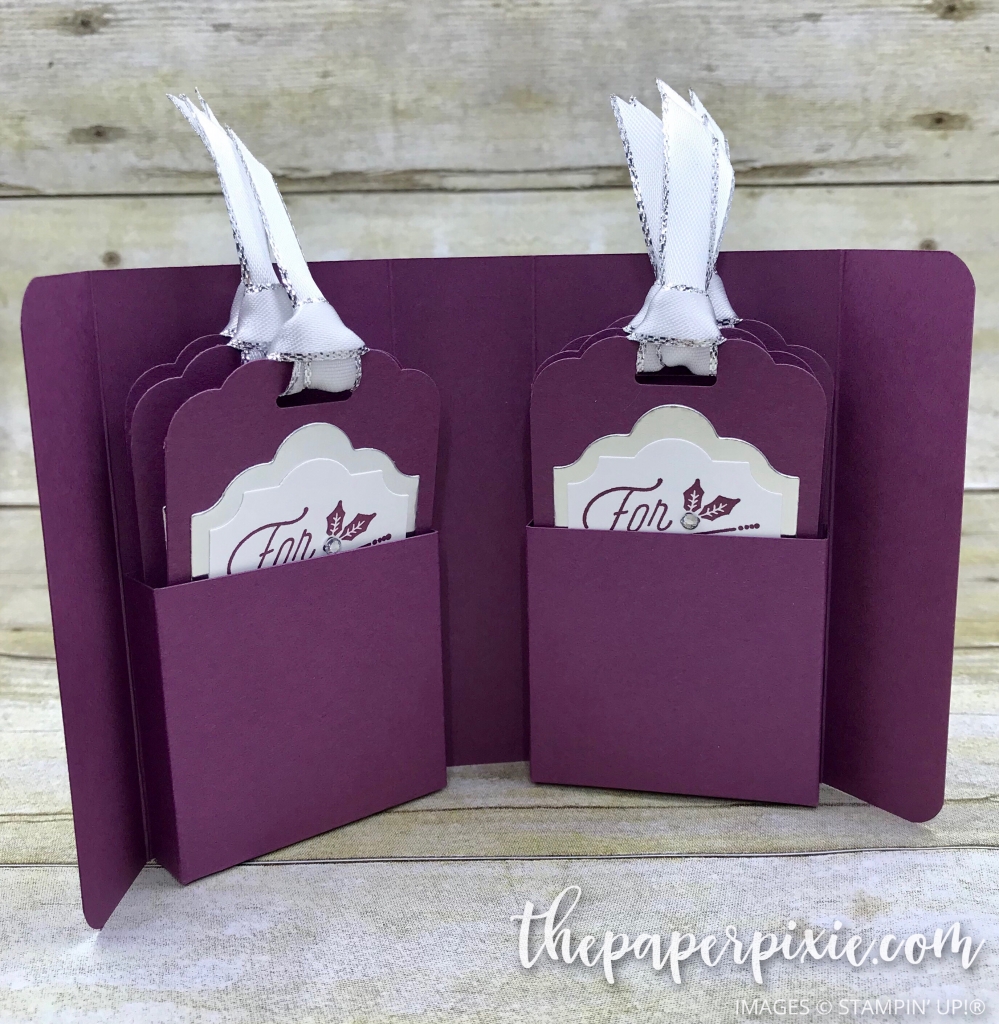 Gift Tag Gift Box with Video Tutorial - The Paper Pixie