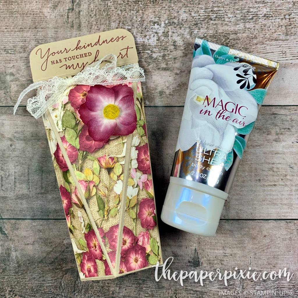Faceted Body Cream Gift Box Tutorial - The Paper Pixie