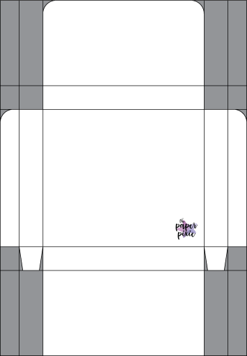 This is a template created by the Paper Pixie to go along with the video tutorial to assist you in making the Follow Your Art Stampin' Pad Gift Box.