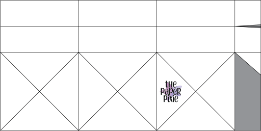 This is a template created by the Paper Pixie to go along with the video tutorial to assist you in making the Triangular Double Pyramid Box.