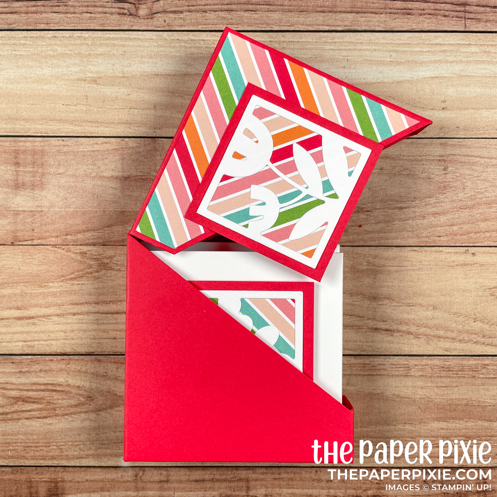 Diagonal Mini Card Gift Box - The Paper Pixie - Stampin' Up!