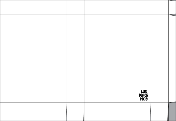 This is a template for an A2 Card Gift Bag