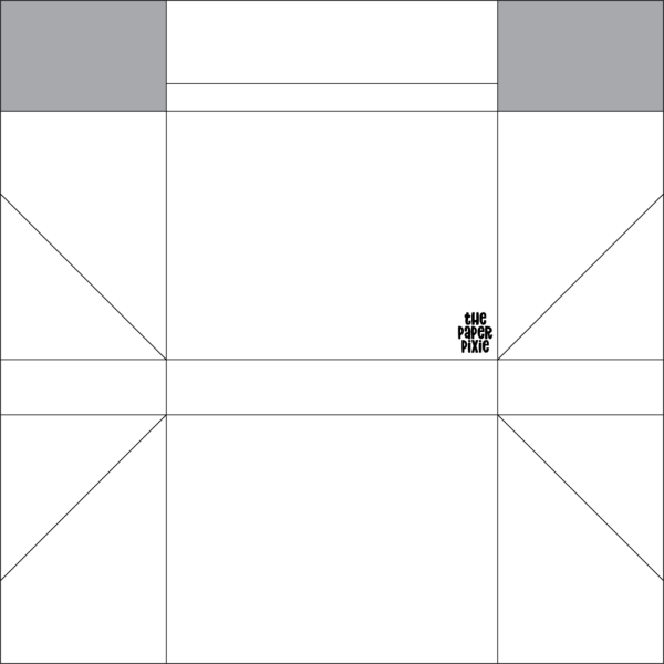 This is a template for an A2 Card Set Gift Pouch