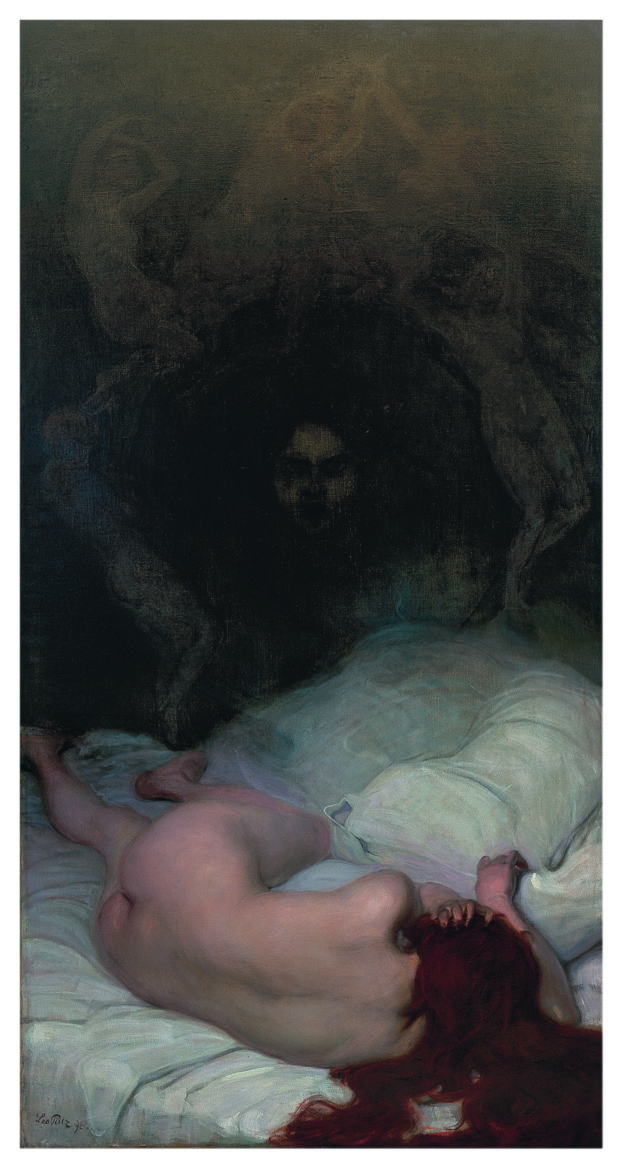 Leo Putz Vanitas, 1896 Olio su tela, 220 x 115 cm Collezione Siegfried Unterberger Courtesy Archivio Sigfried Unterberger