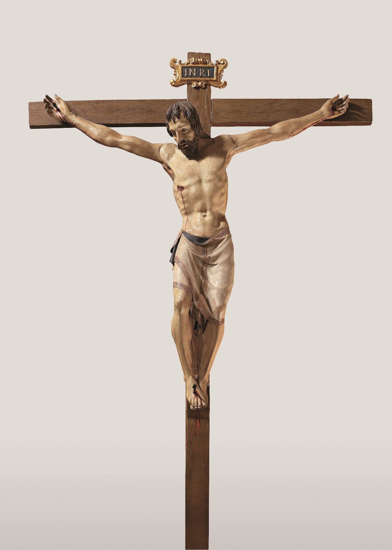 Donatello (Firenze 1386 circa – 1466) Crocifisso 1407-1408 circa Legno intagliato e dipinto, Firenze, basilica di Santa Croce