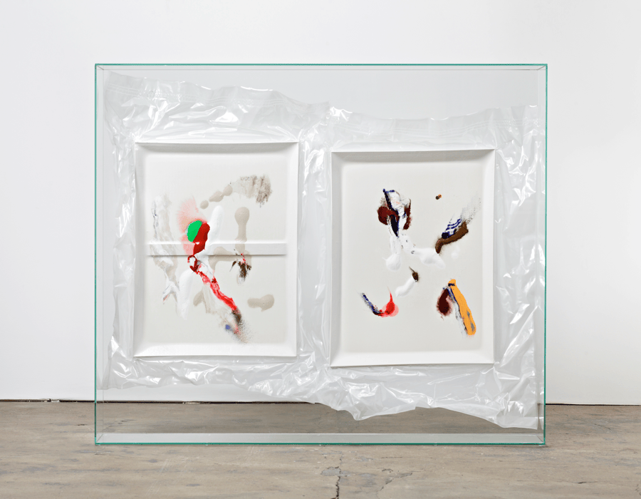 Vacuum Painting 2012 Olio su tela, plastica, vetro Courtesy Tanya Leighton Ph. Hans-Georg Gaul