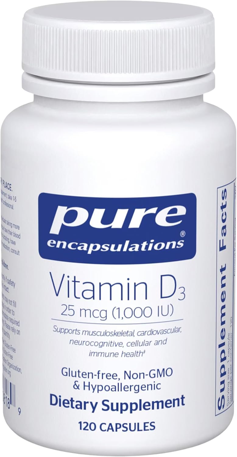 Vitamin D3 - 25 mcg (1000 IU)
