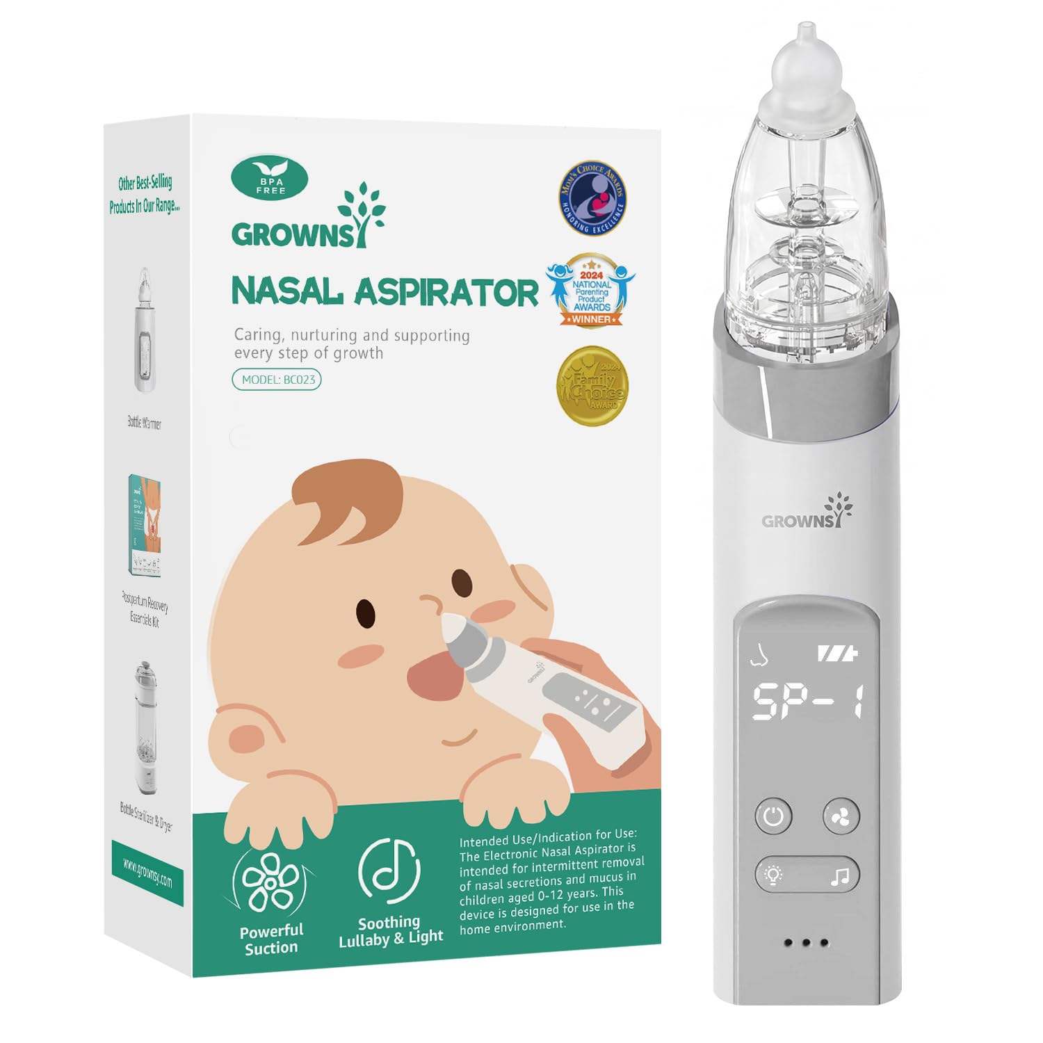 GROWNSY Nasal Aspirator