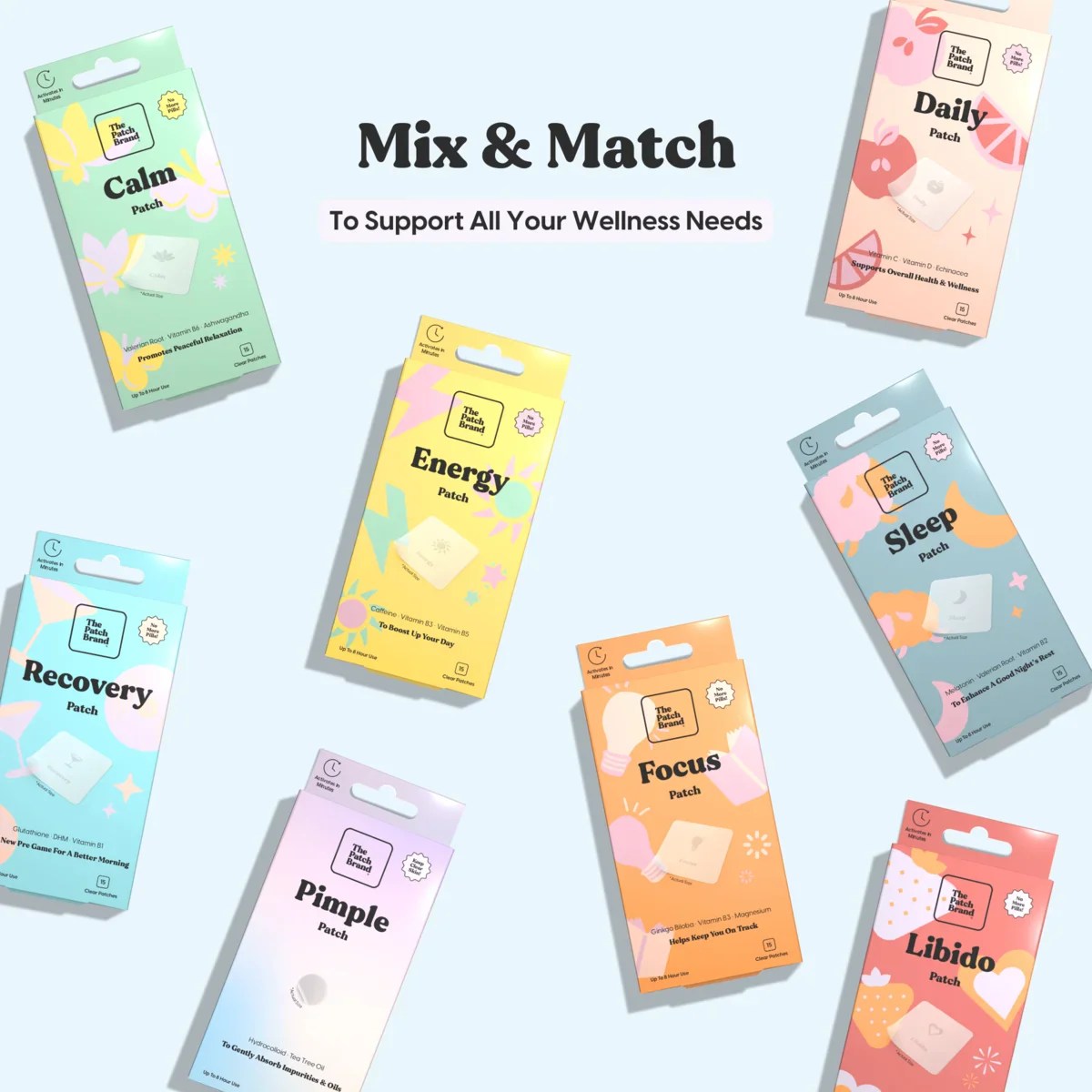 Hangover Patch Hangover Recovery Patch The Patch Brand - Premium Dark Design Gallery - Retina