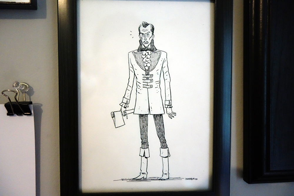 North Carolina illustrator Dharbin did this one of my favorite horror icon Vincent Price
