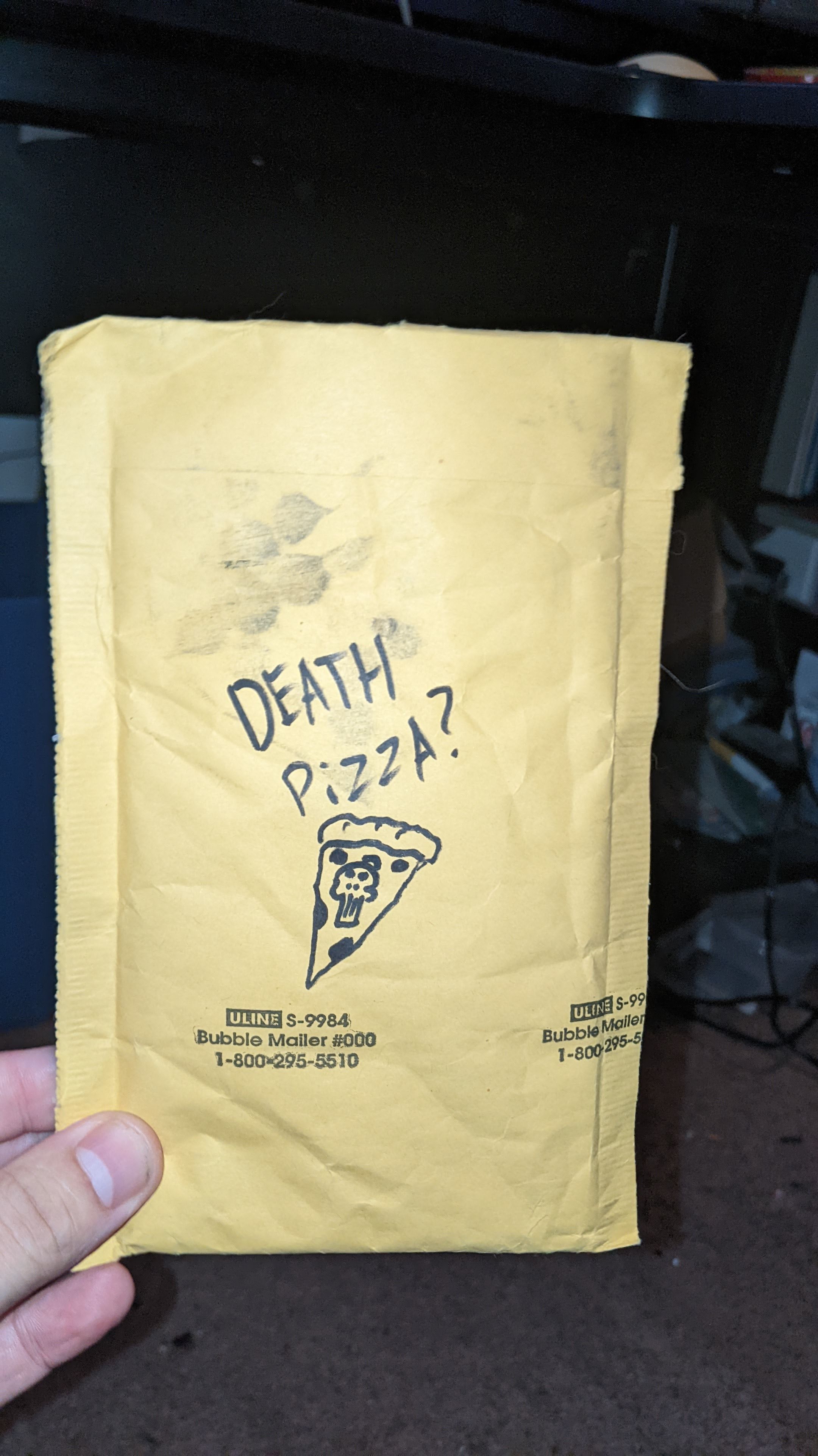 the “Death Pizza” shipping/handling art collection – Music Lessons