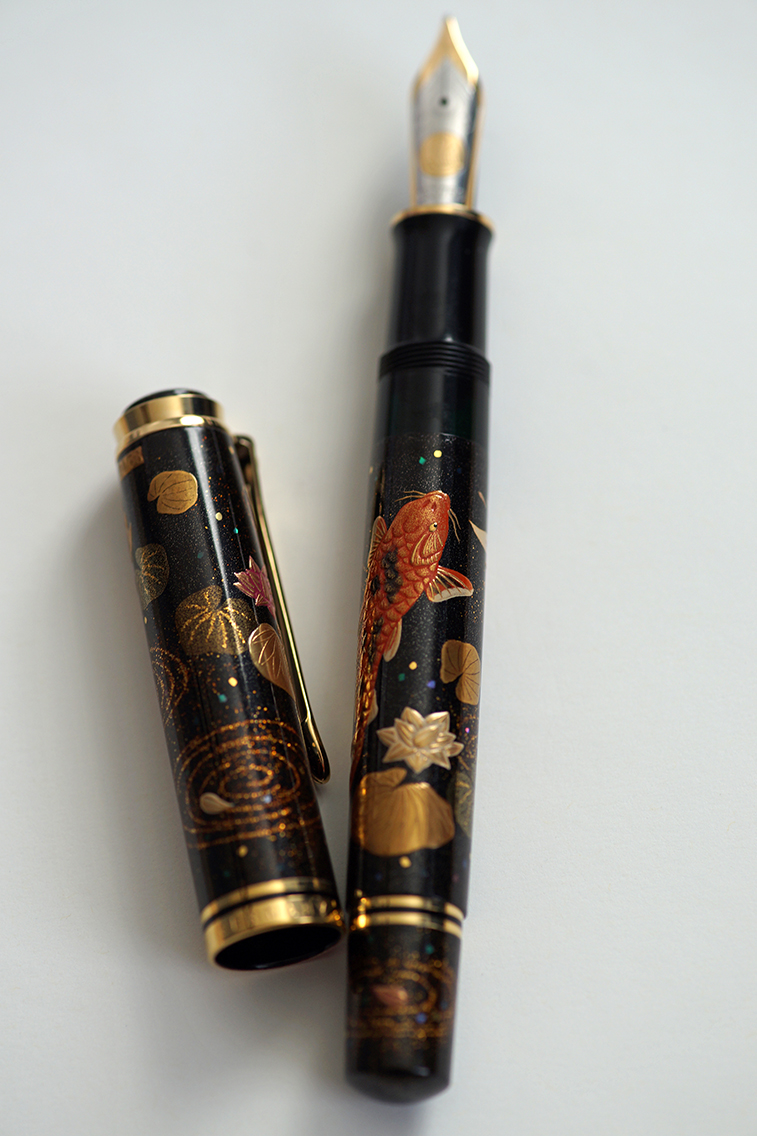 Pelikan's Maki-e Koi and the Story of the Dragon - The Pelikan's