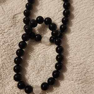 Tourmaline and Selenite Bracelet