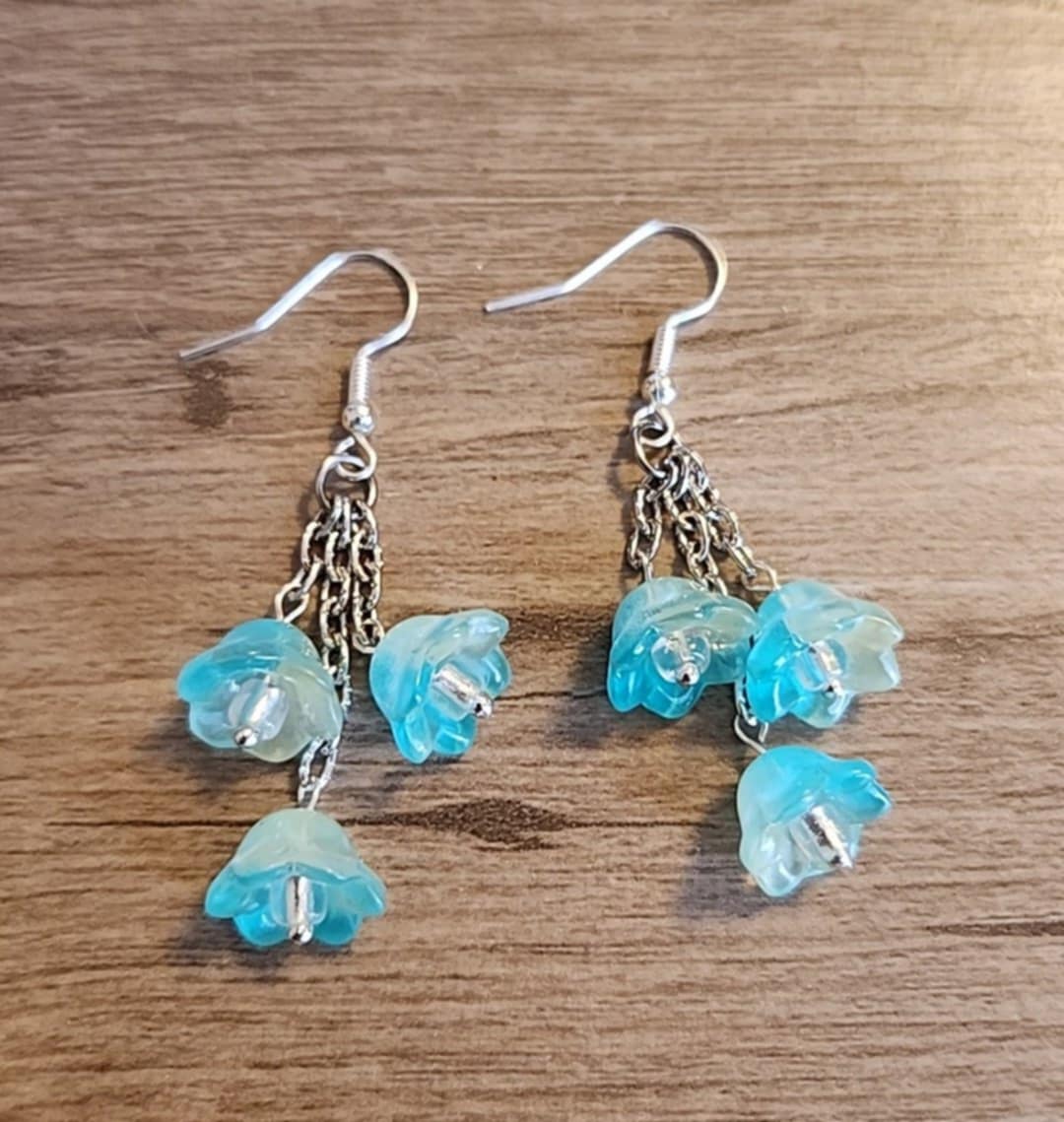 Bluebell & Snowdrop Inspired Bloom Earrings - Image 3