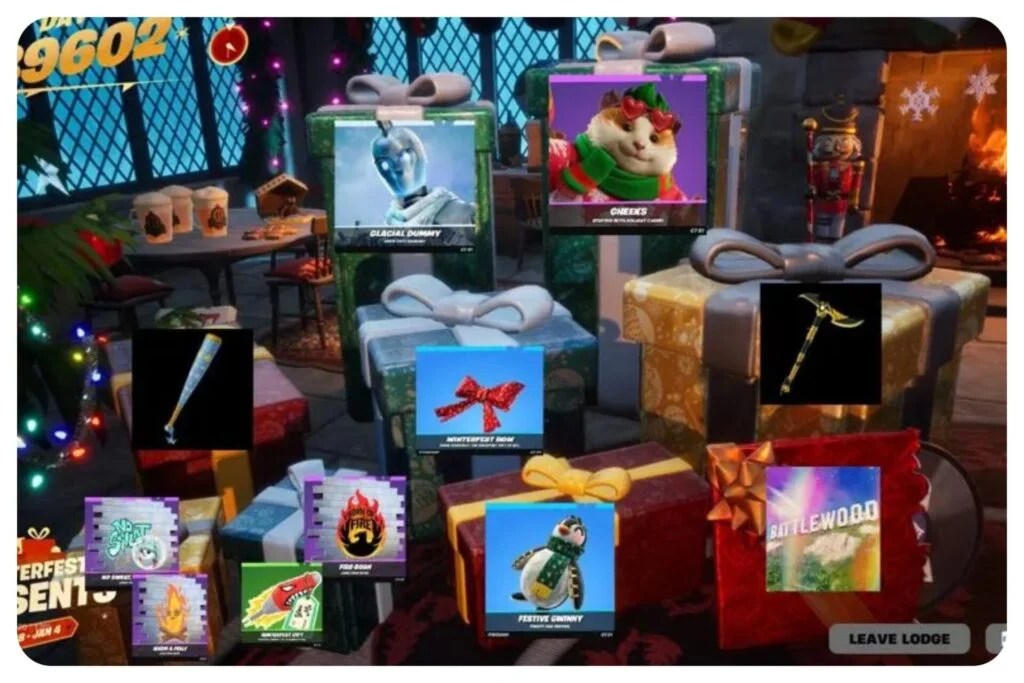 Fortnite Winterfest 2025 Presents Guide Here S Which Gifts Contain Presents 1 1024x683 