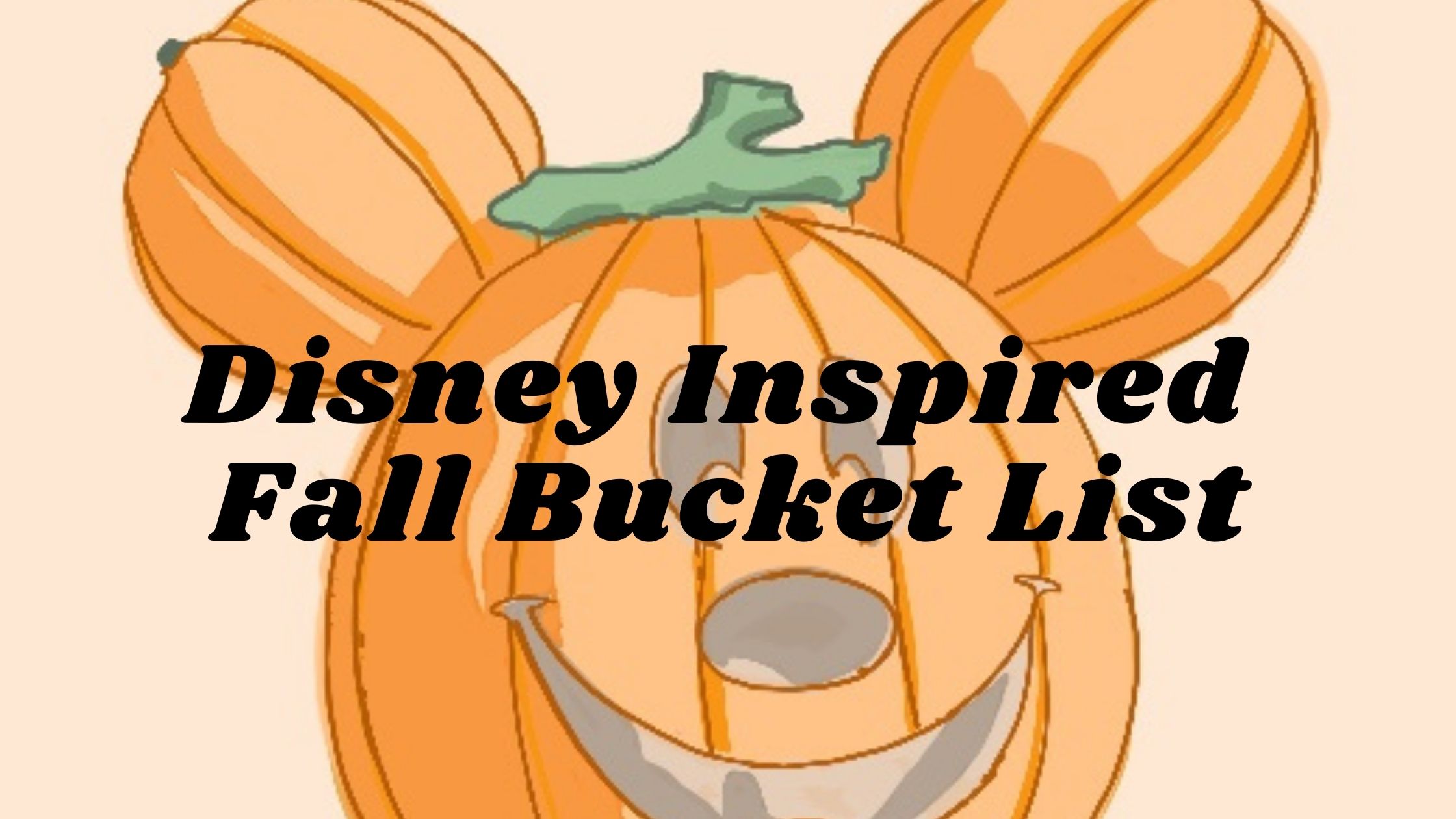 Fall Bucketlist