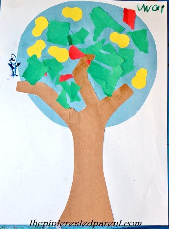 A Partridge In A Pear Tree Craft – The Pinterested Parent