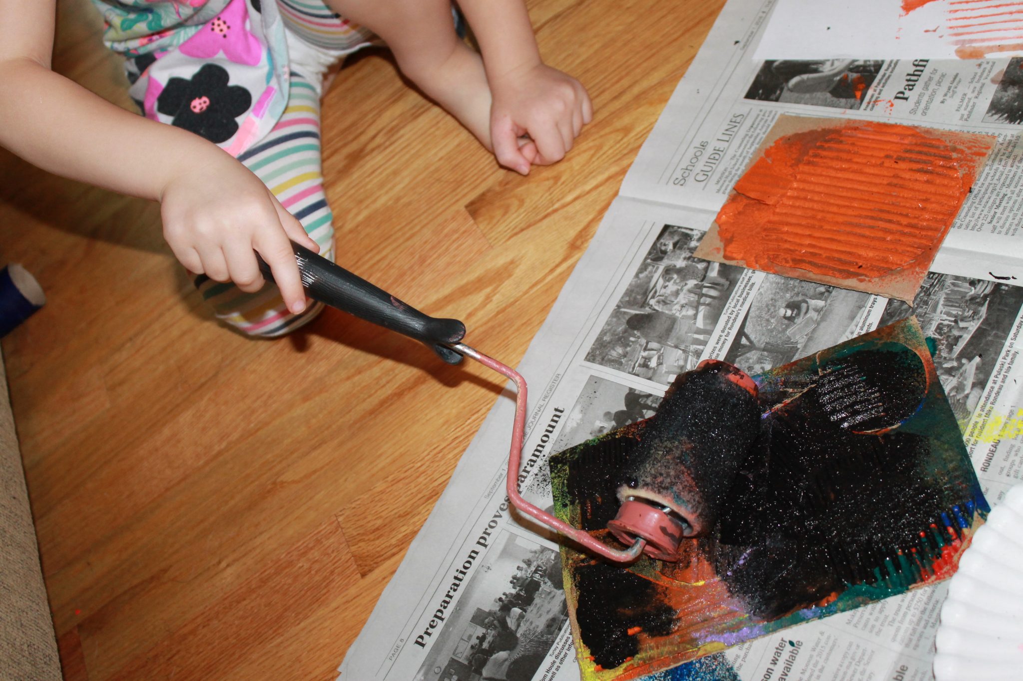 Corrugated Cardboard Printmaking The Pinterested Parent