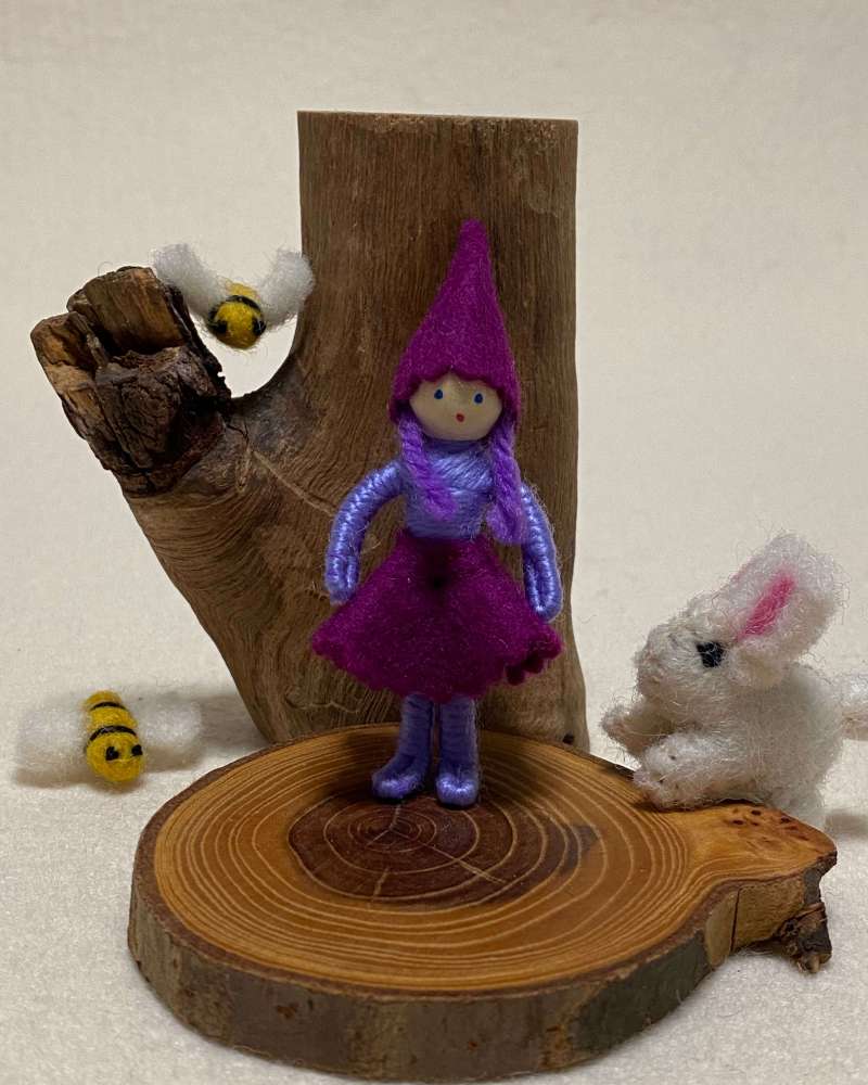 Small Gnomes Earthy Colours The Pixie Patch - Download Artistic Landscape Texture | Mobile