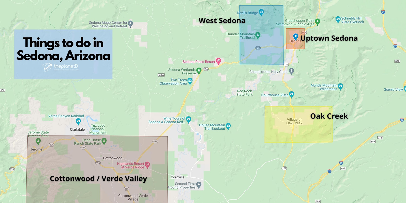 20 Best Things To Do In Sedona Arizona Travel Kings Sedona Arizona Area Map 