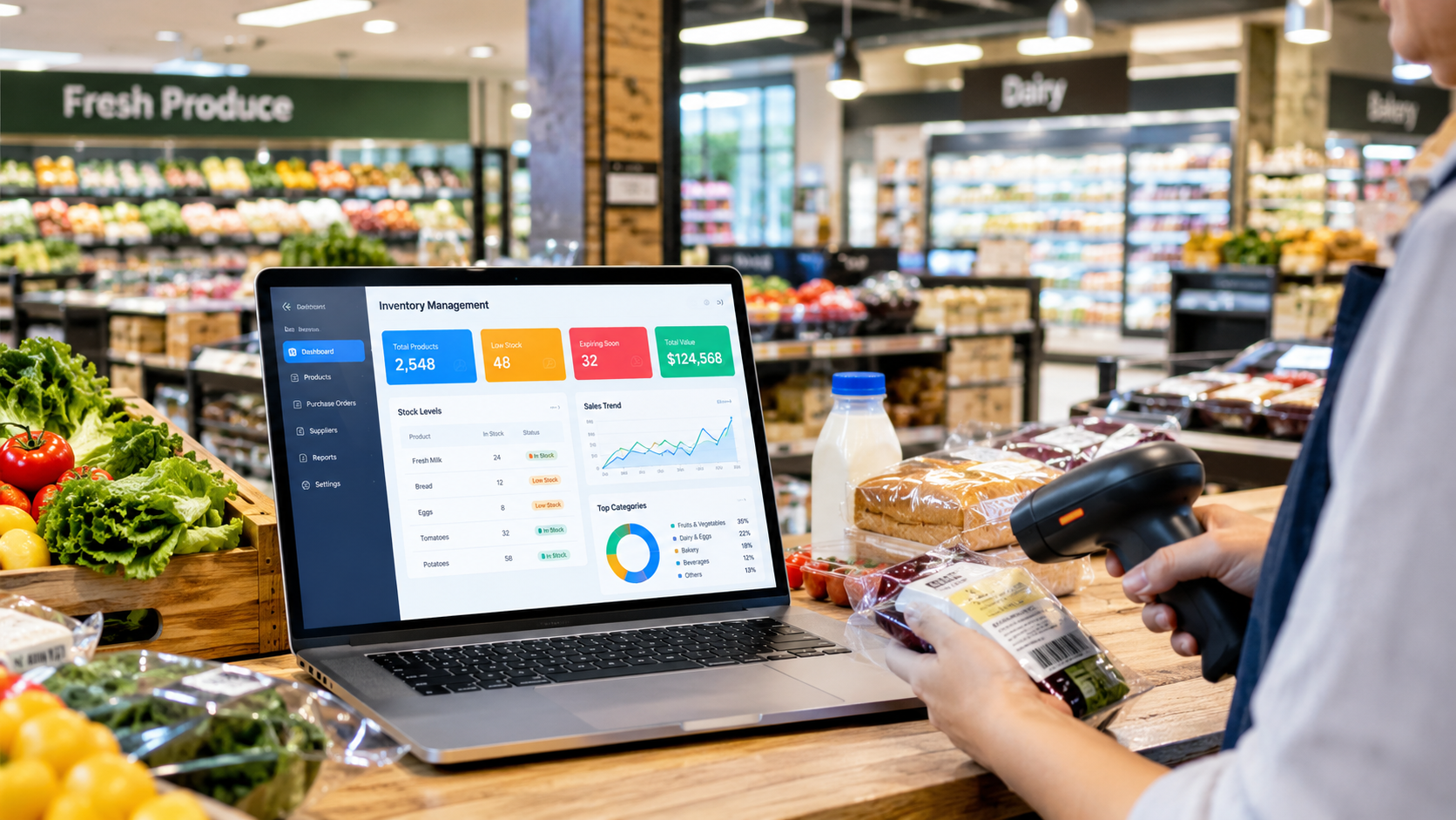 Smart Grocery Inventory Dashboard