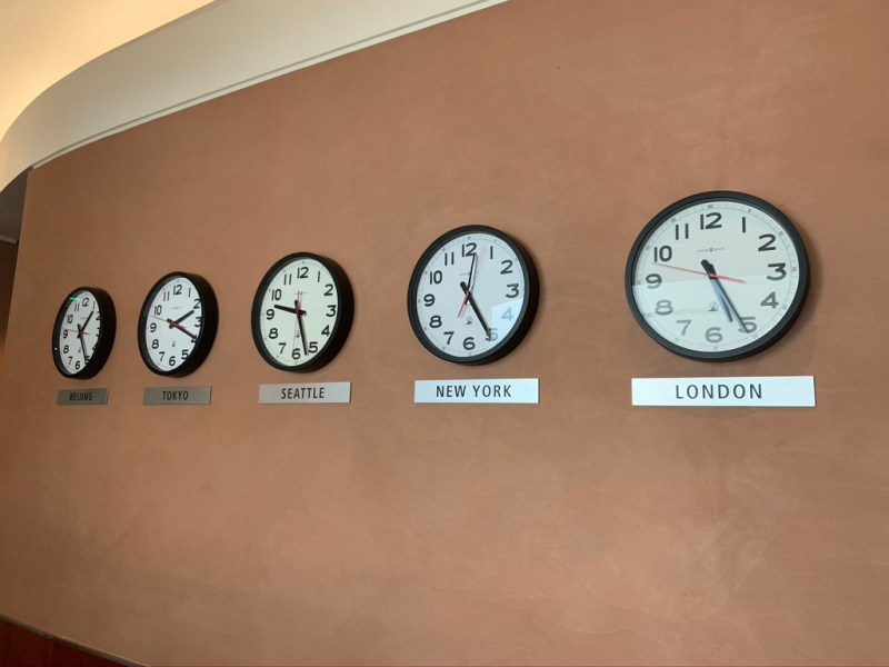 Different Timezone
