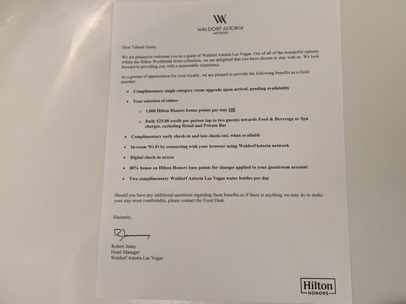 Hilton benefits