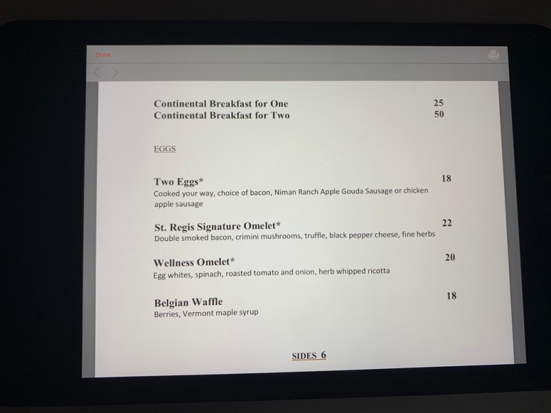 10b Menu