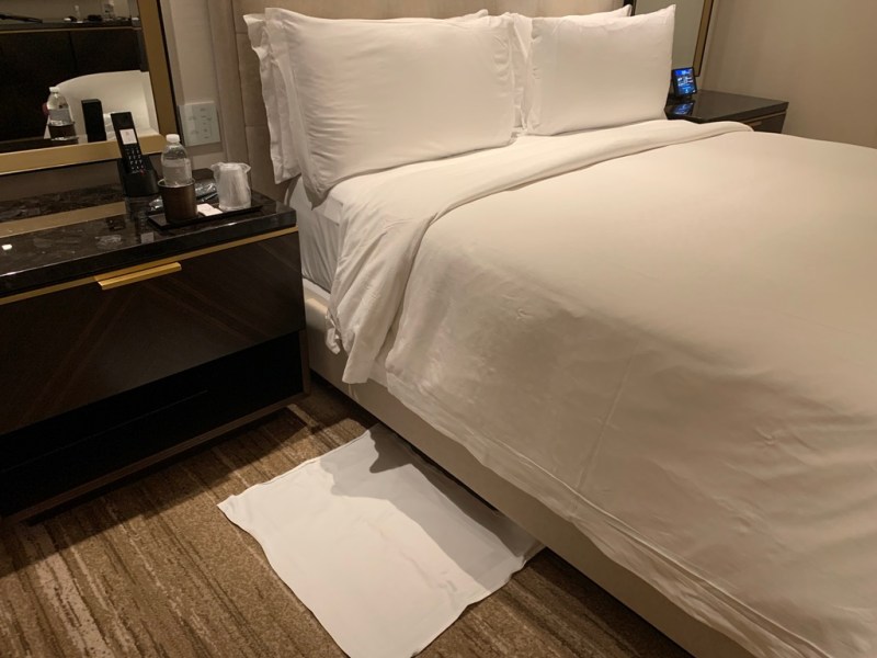 Turndown service at the St. Regis Atlanta