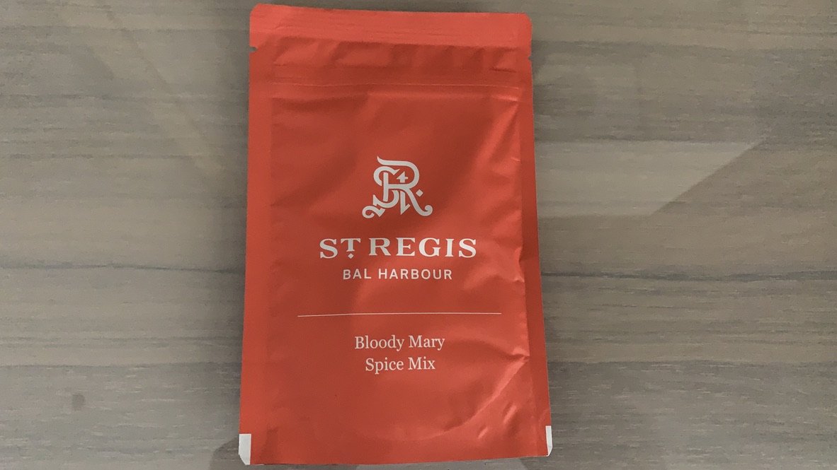 Welcome drink at The St. Regis Bal Harbour