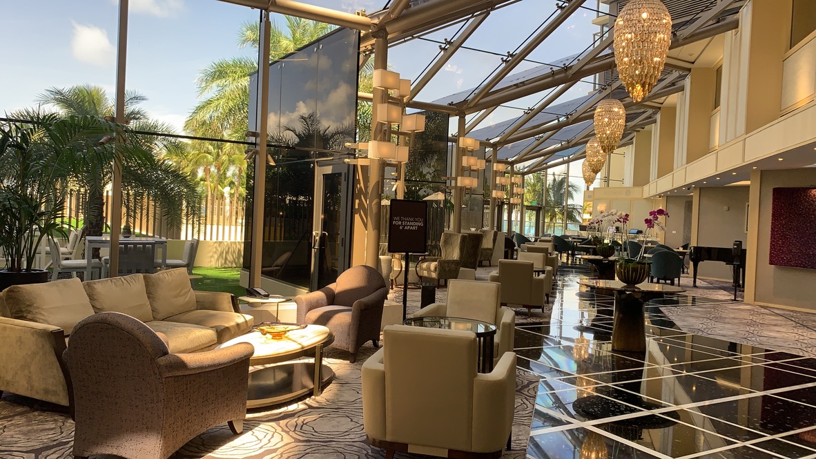 The St. Regis Bal Harbour lobby