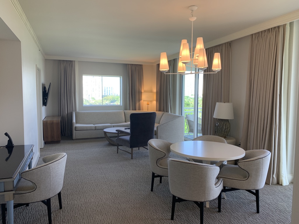 JW Marriott Turnberry Miami Resort & Spa - Corner Suite Golf View