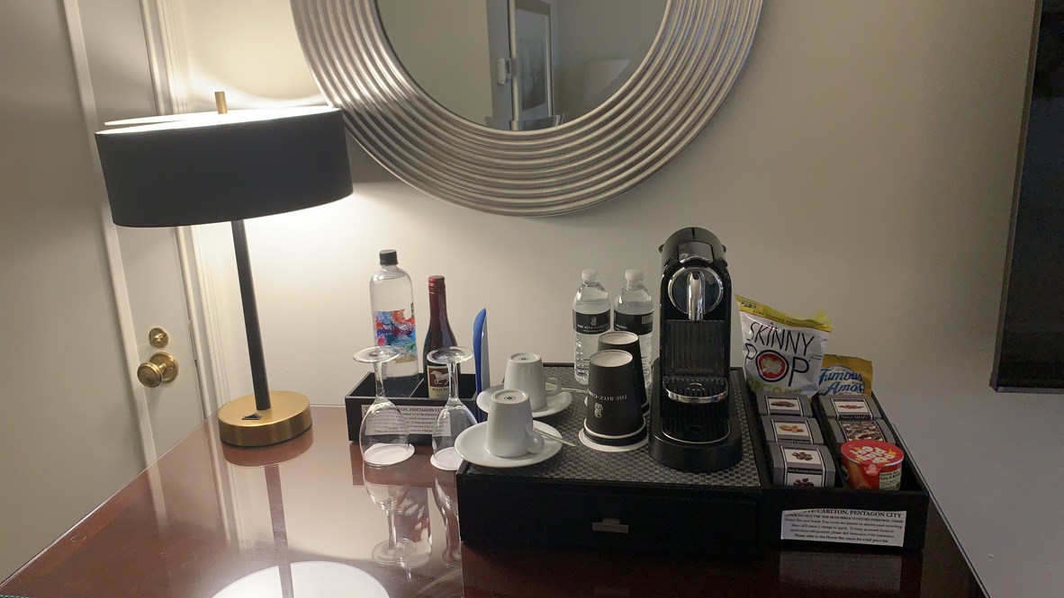 The Ritz Carlton Pentagon City minibar