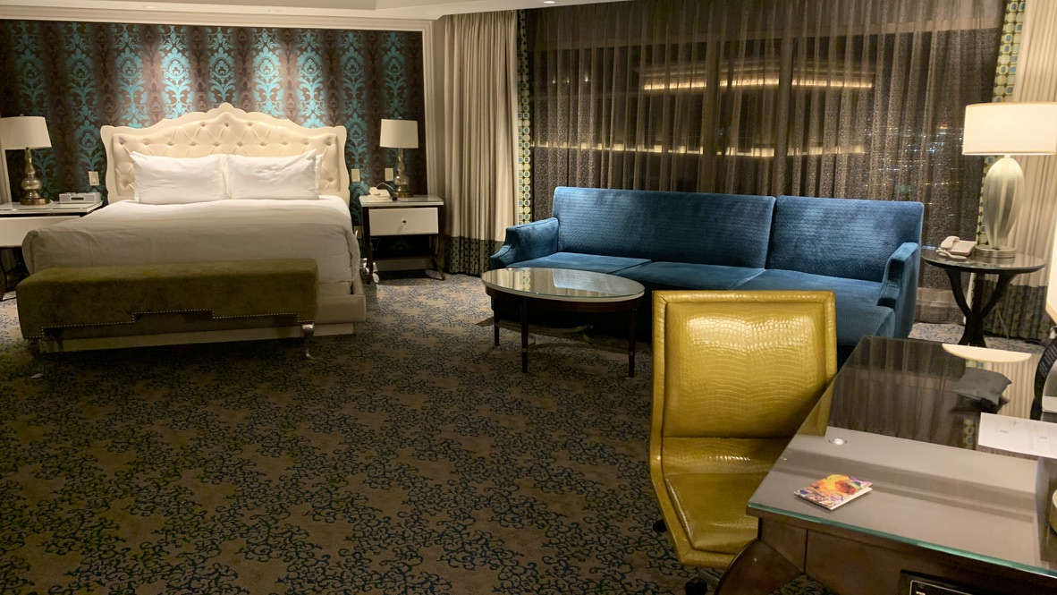 Aerial shot of the room