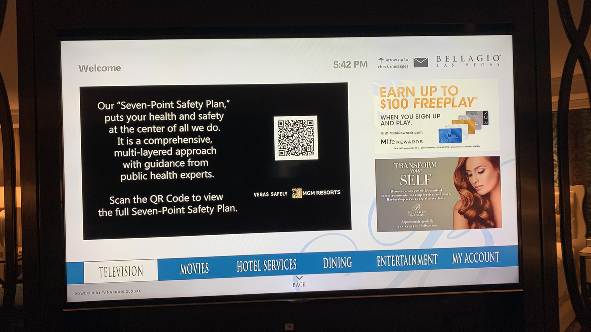 Bellagio Las Vegas - TV