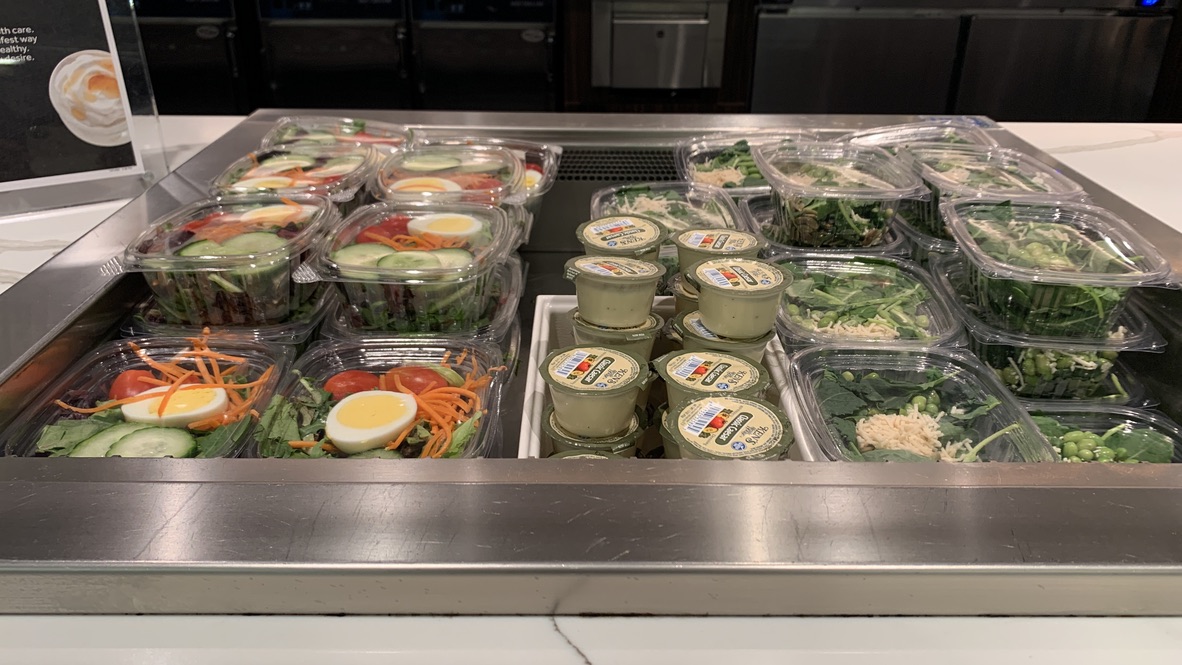 Delta SkyClub New York JFK food