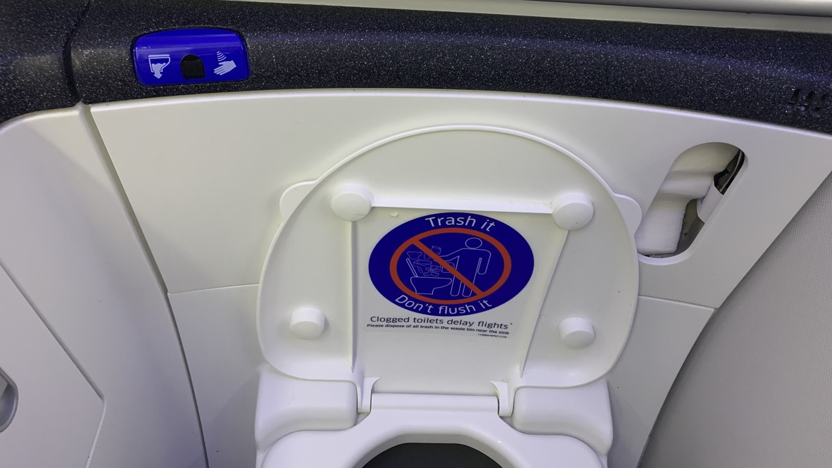 United Airlines Premium Plus Lavatory 2