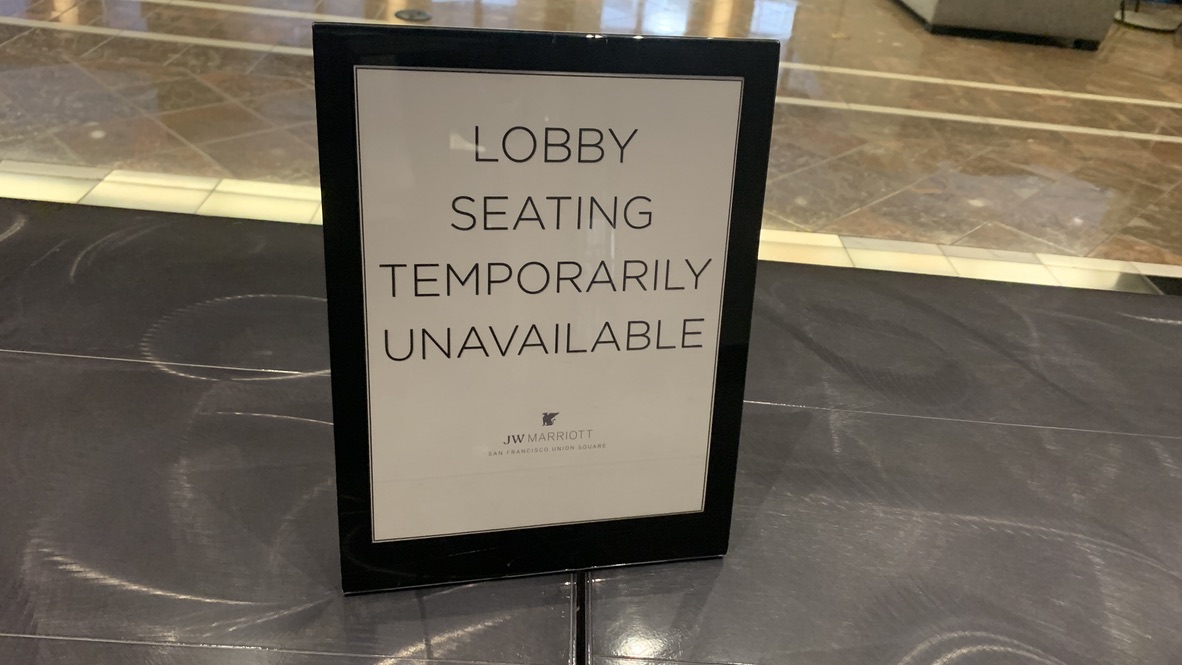 Lobby Seating Area at The JW Marriott San Francisco