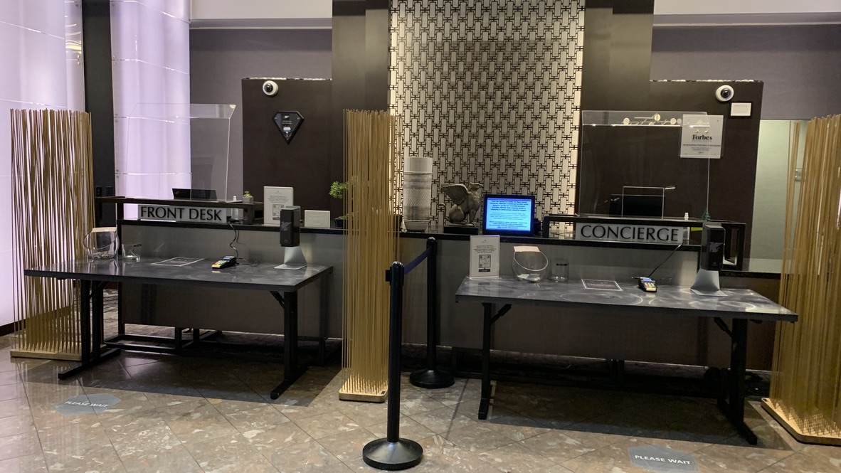 Front desk at The JW Marriott San Francisco Union Square