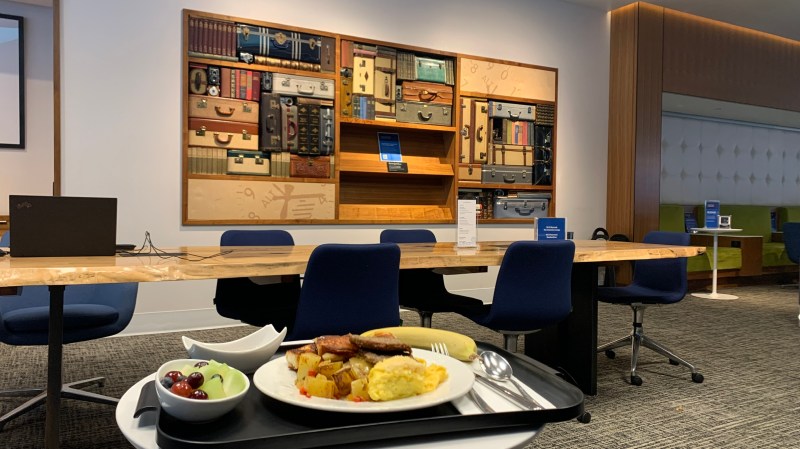 Breakfast at The Centurion Lounge SFO