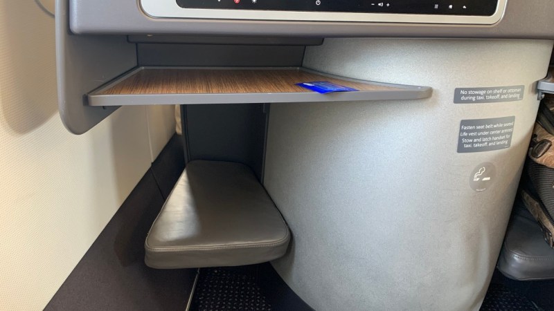 Footrest on the Flagship Business A321T