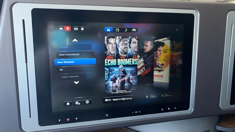 IFE 3 on the Flagship Business A321T