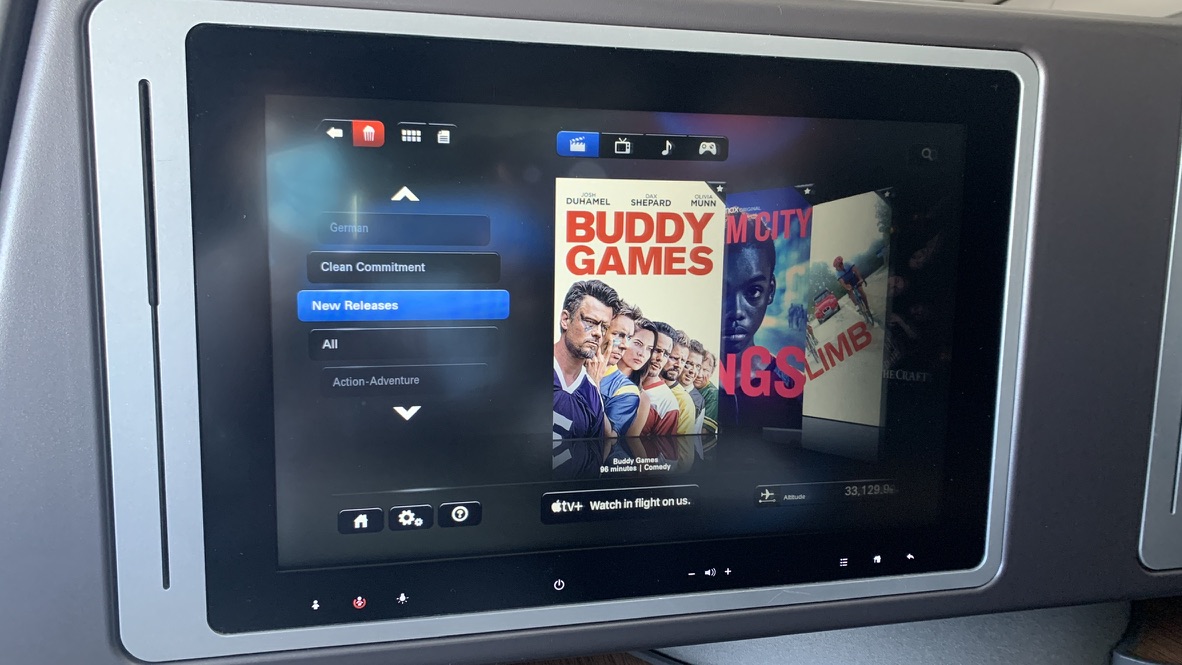 IFE 5 on the Flagship Business A321T