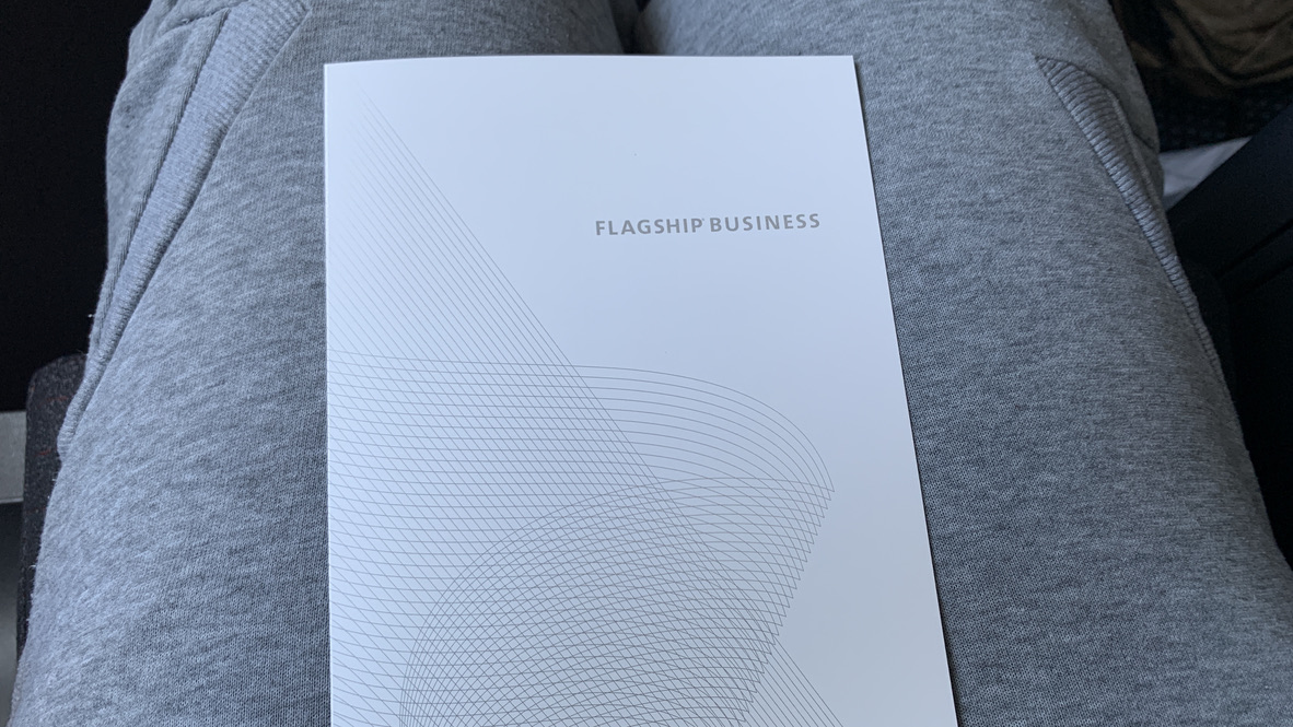 A321T Flagship Business menu