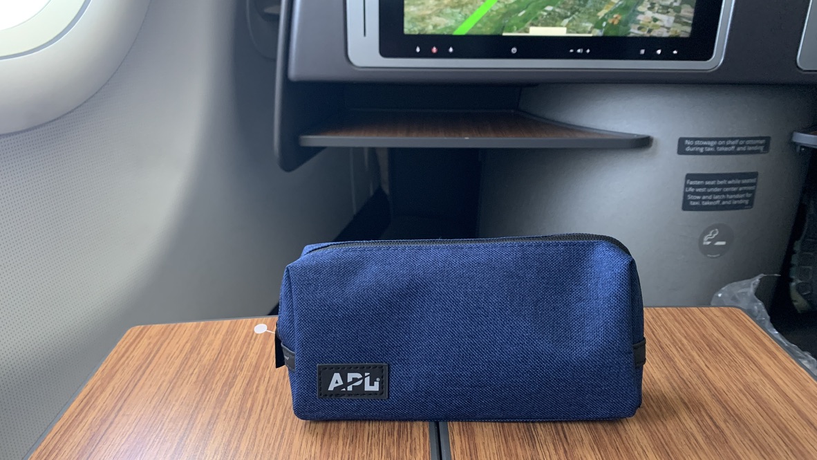 Amenity kit on the Flagship Business A321T