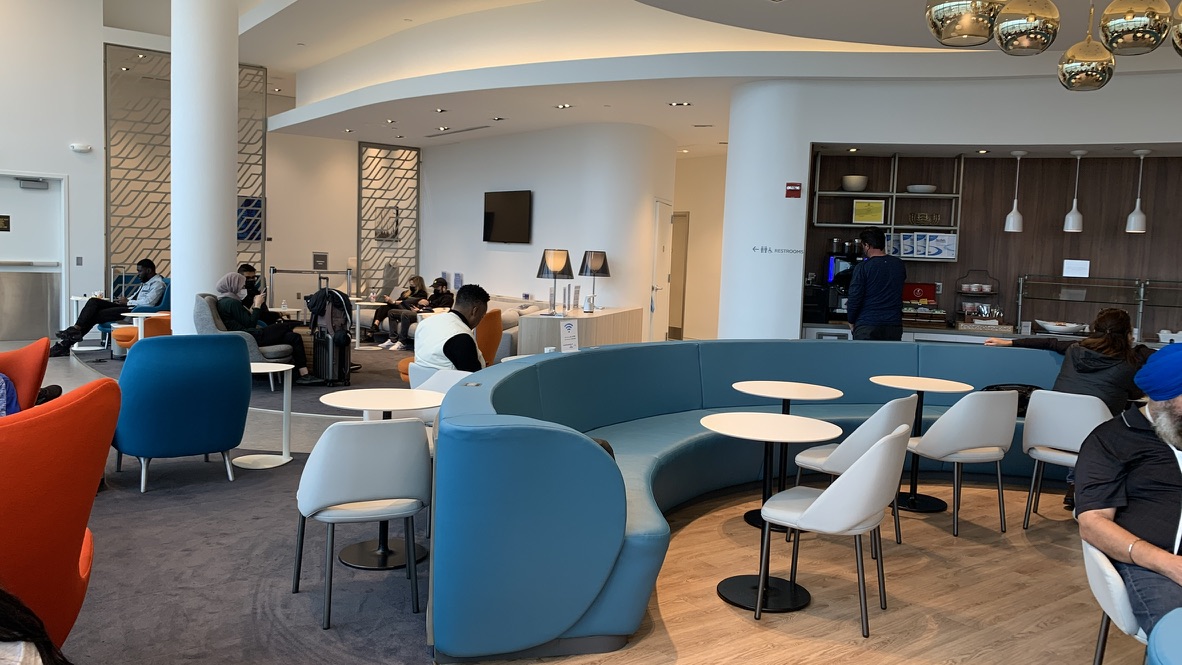 Seating area at the lounge