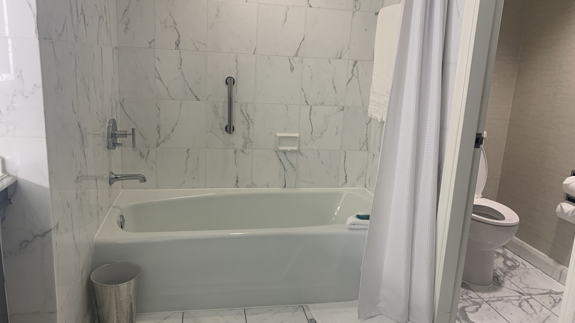 Bathtub at The Ritz Carlton Tysons