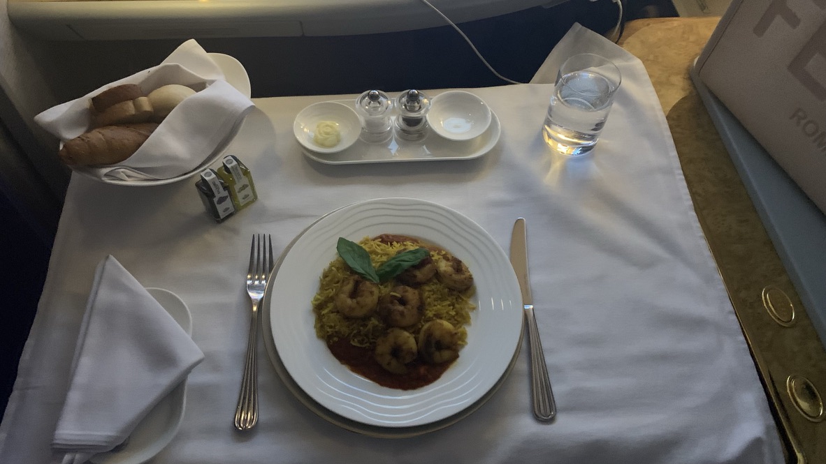 Inflight Dining - The Emirates First Class A380